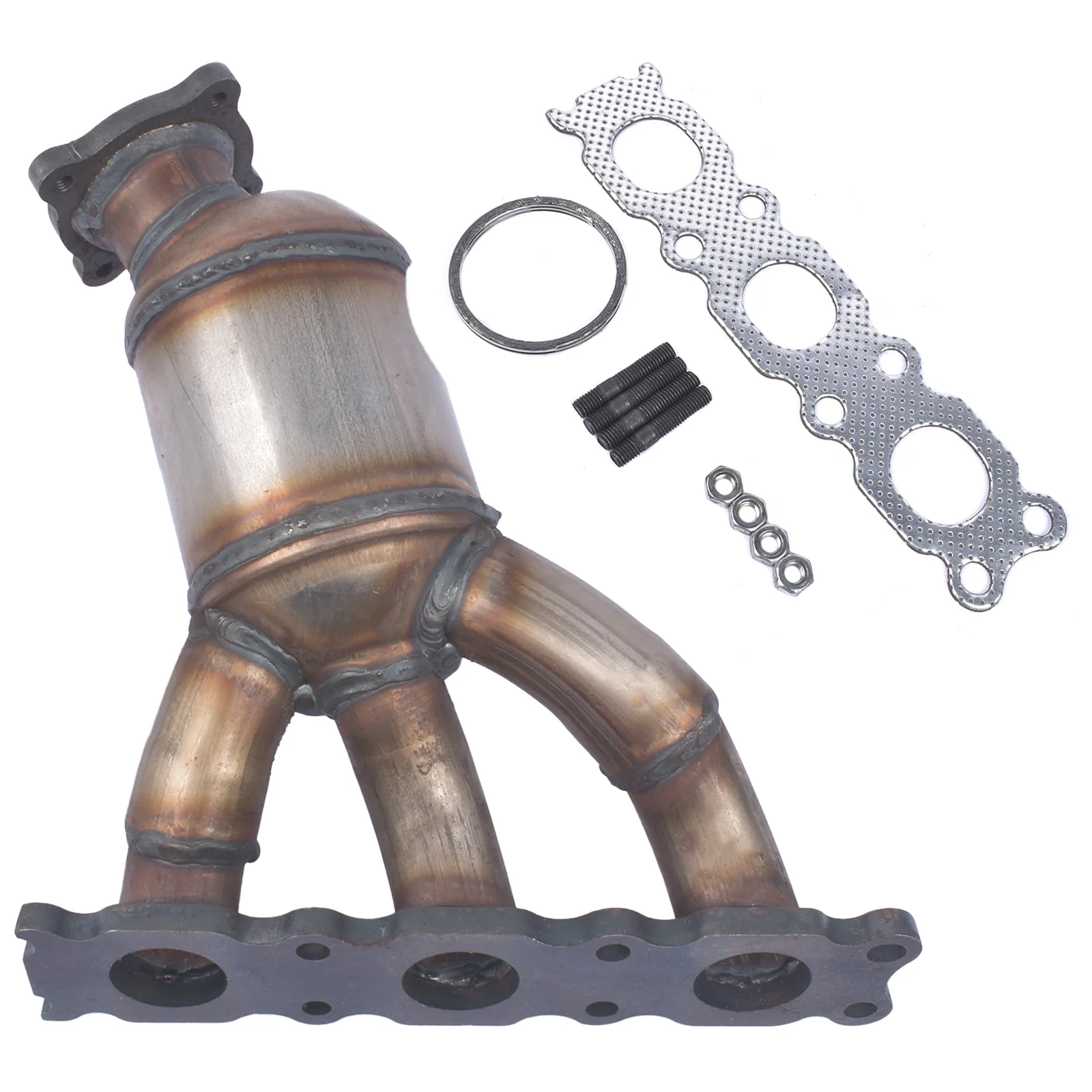 Mustrod RH Manifold Catalytic Converter for 2007-2010 Volvo XC90 3.2L l6 5H62-57 Right Side