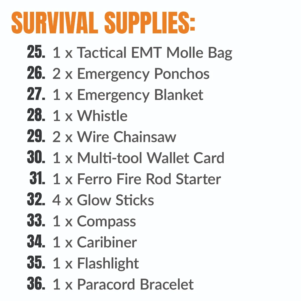 Sirius Premium 250 Piece Survival Kit & First Aid Kit - Outdoor Emergency Gear & Trauma Bag for Camping Hiking Hunting Car Cabin and Other Adventures - Digital Camo