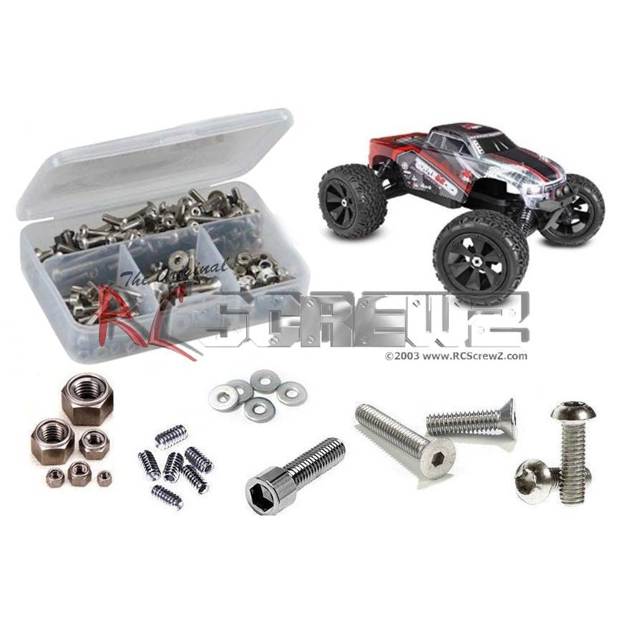 RCScrewZ Stainless Steel Screw Kit rcr053 for RedCat Terremoto V2 RC Car - Complete Set
