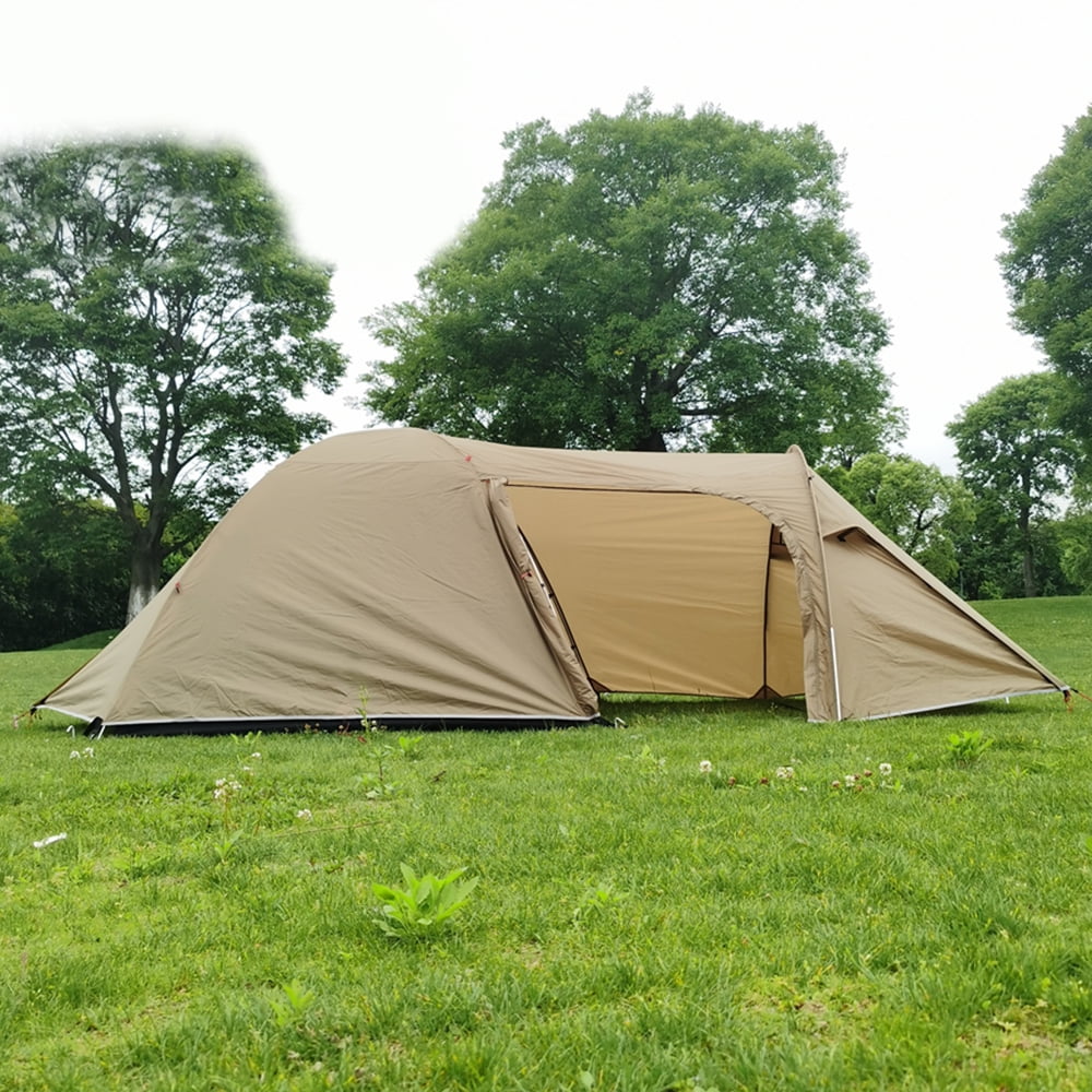 Waterproof Family Camping Tent 3 Person Weight Double Layer 1 Bedroom One Living Room