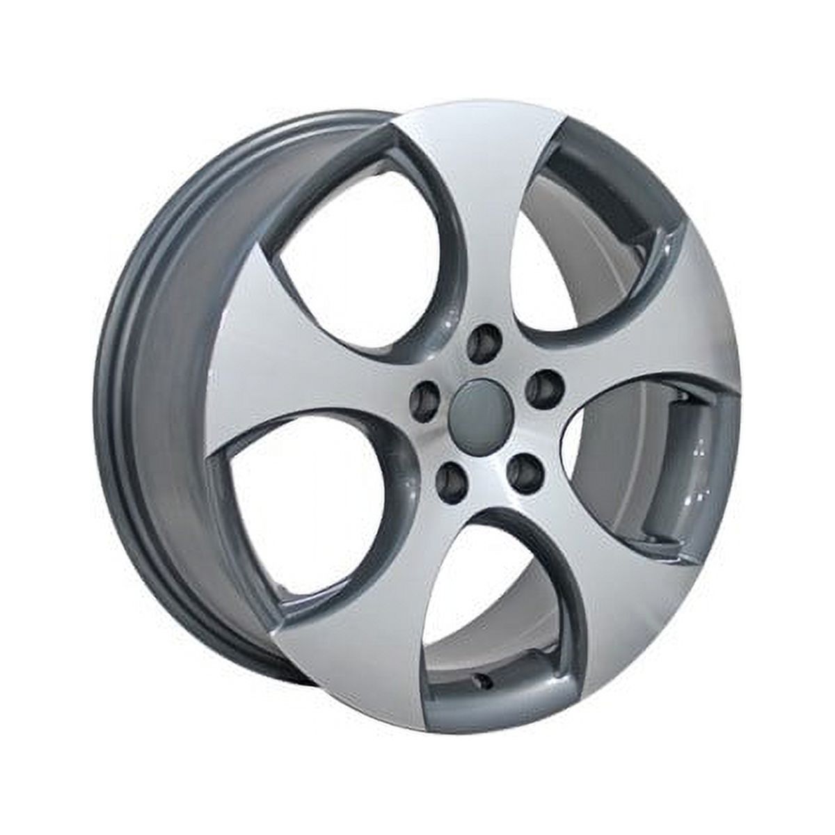VOLKSWAGEN GOLF 2006 - 2014 MACHINED GREY Factory OEM Wheel Rim (Not Replicas)