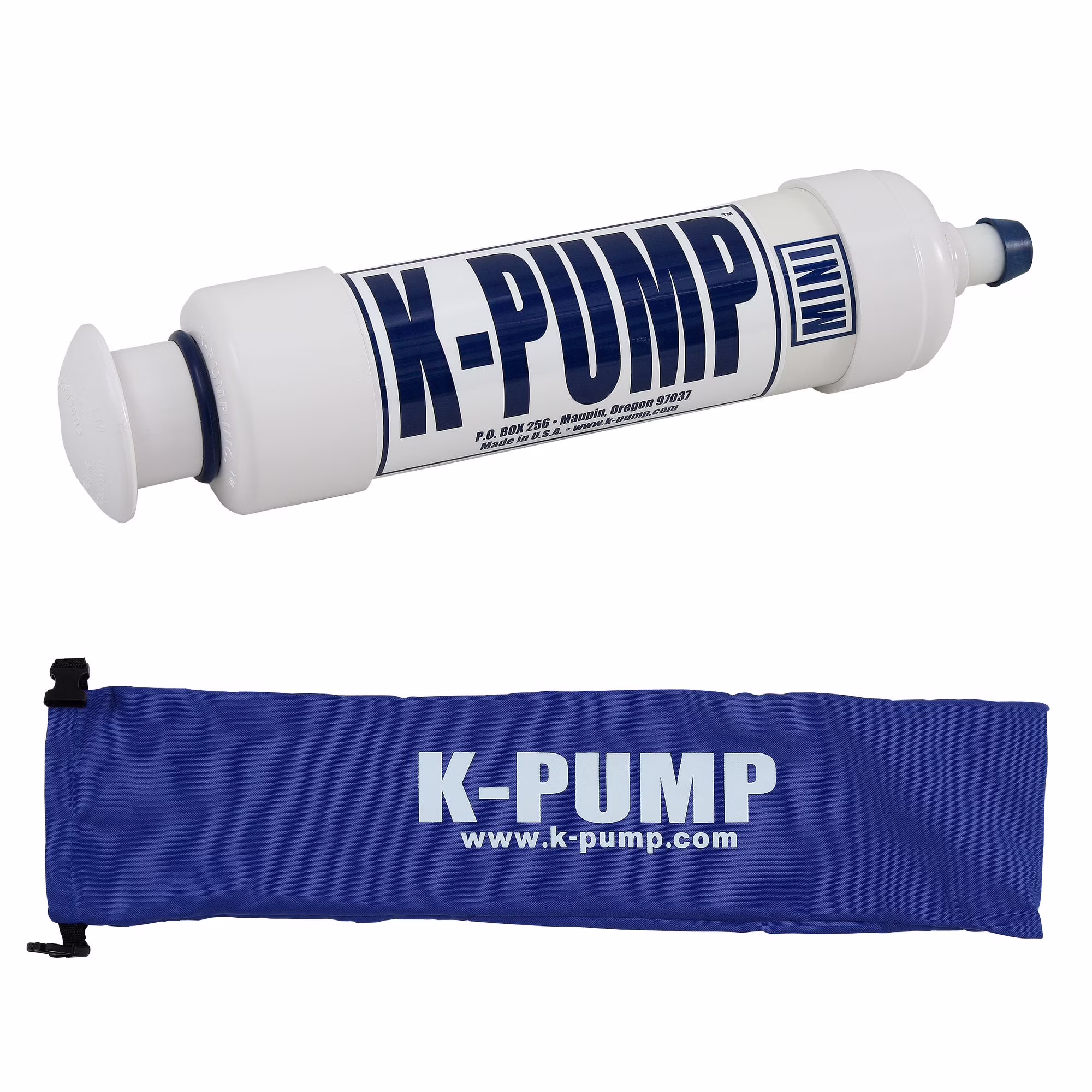 K-Pump Mini Portable Inflatable Kayak Raft Boat Water Sport Hand Air Pump & Bag