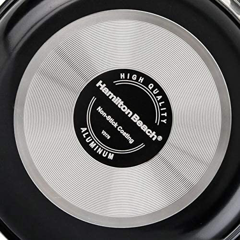 Alpine Cuisine 3 Qt Aluminum Nonstick Sauce Pan w/ Lid & Soft Touch Handle