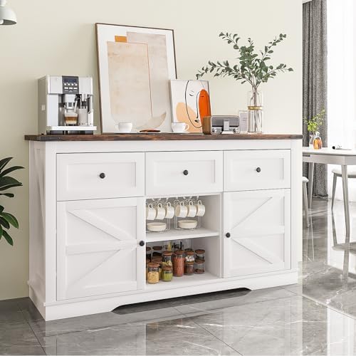 LNboomLife TV Stand for Bedroom  TV Dresser for 40 Inches  Media Console Table  Entertainment Center with 2 Drawers Cabinet and    Cabinet for Living Room  Hallway  Grey