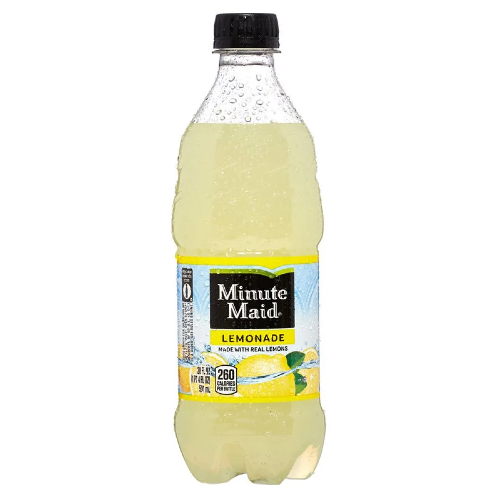Minute Maid Lemonade Juice Drink 20oz Bottles, 24 Units
