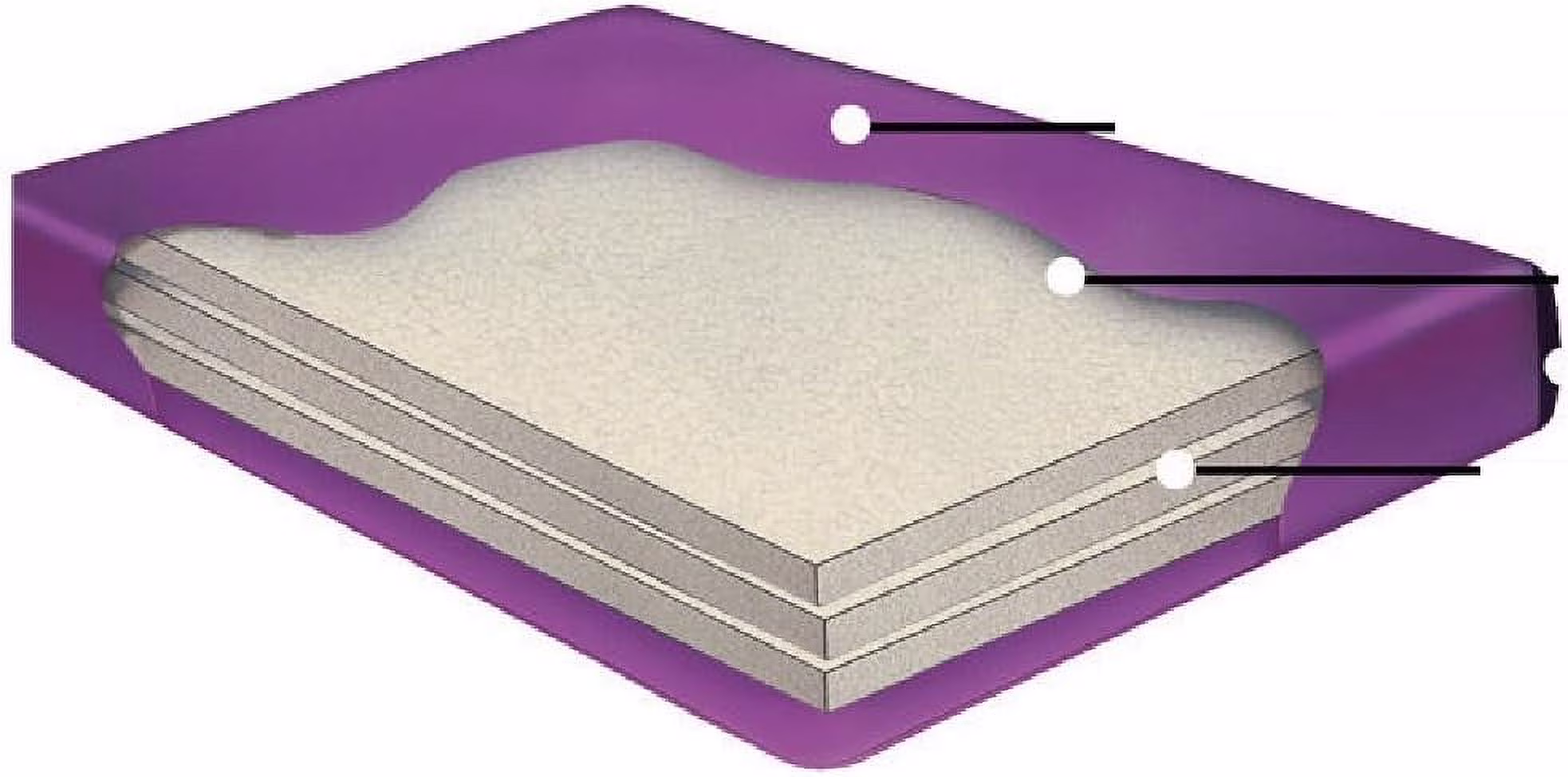 LESS WATERBED Mattress/Liner/Fill Drain/Conditioner KIT (California King 72X84 Tranq3s1)