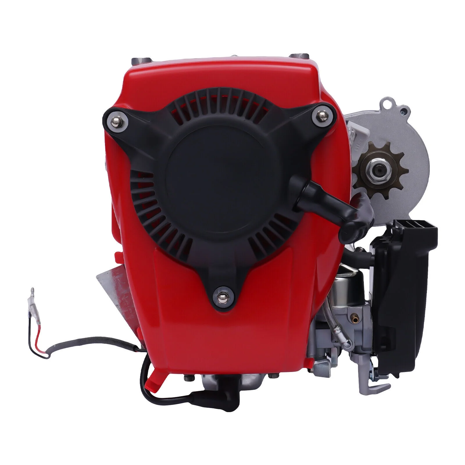 Miumaeov 49CC 4-Stroke Motorized Bicycle Kit Gas 28’’ V Frame Bike 26’’ ATV Bike Petrol Bike Engine Air-Cooled System Single Cylinder Chain Drive Bicycle Scooter Conversion kit