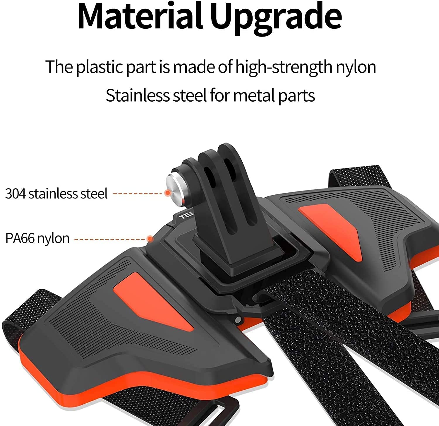 Motorcycle Helmet Strap Full Face Front Chin Mount for GoPro Hero 11 Hero10/9/8/7/6/5 DJI Osmo Action and Most