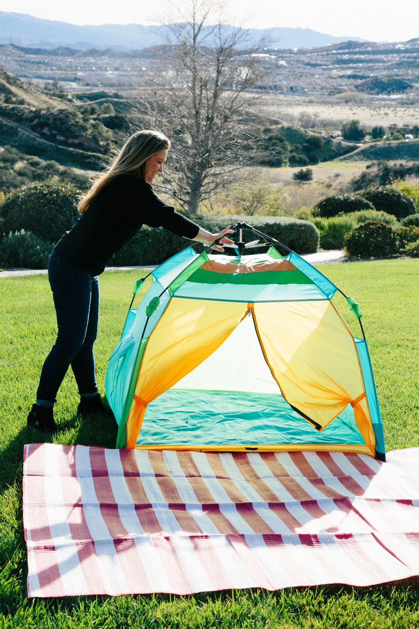 Pacific Play Tents  One Touch Beach Tent 48 In X 48 In X 36 In