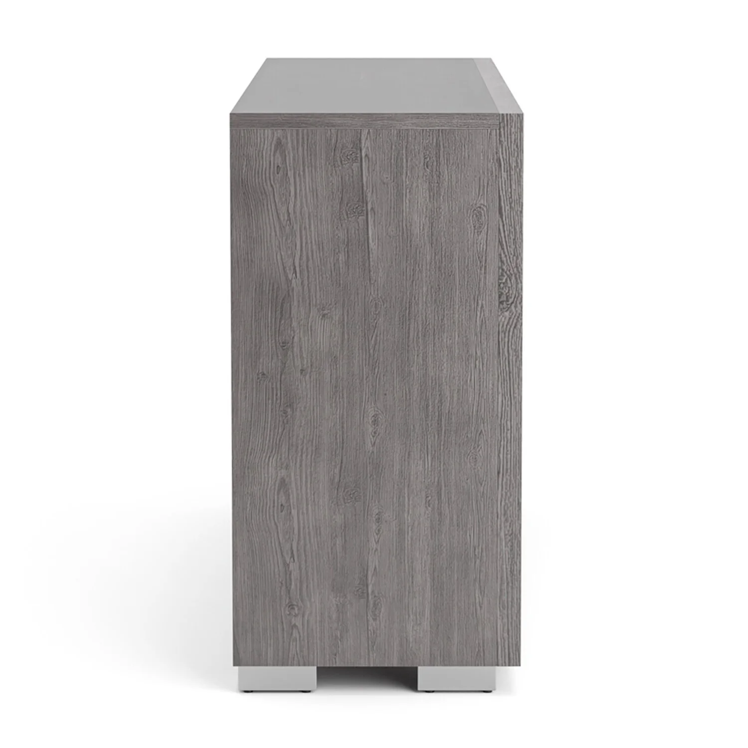 Benjara  58 in. Reno Dresser with 6 Drawers, Gray