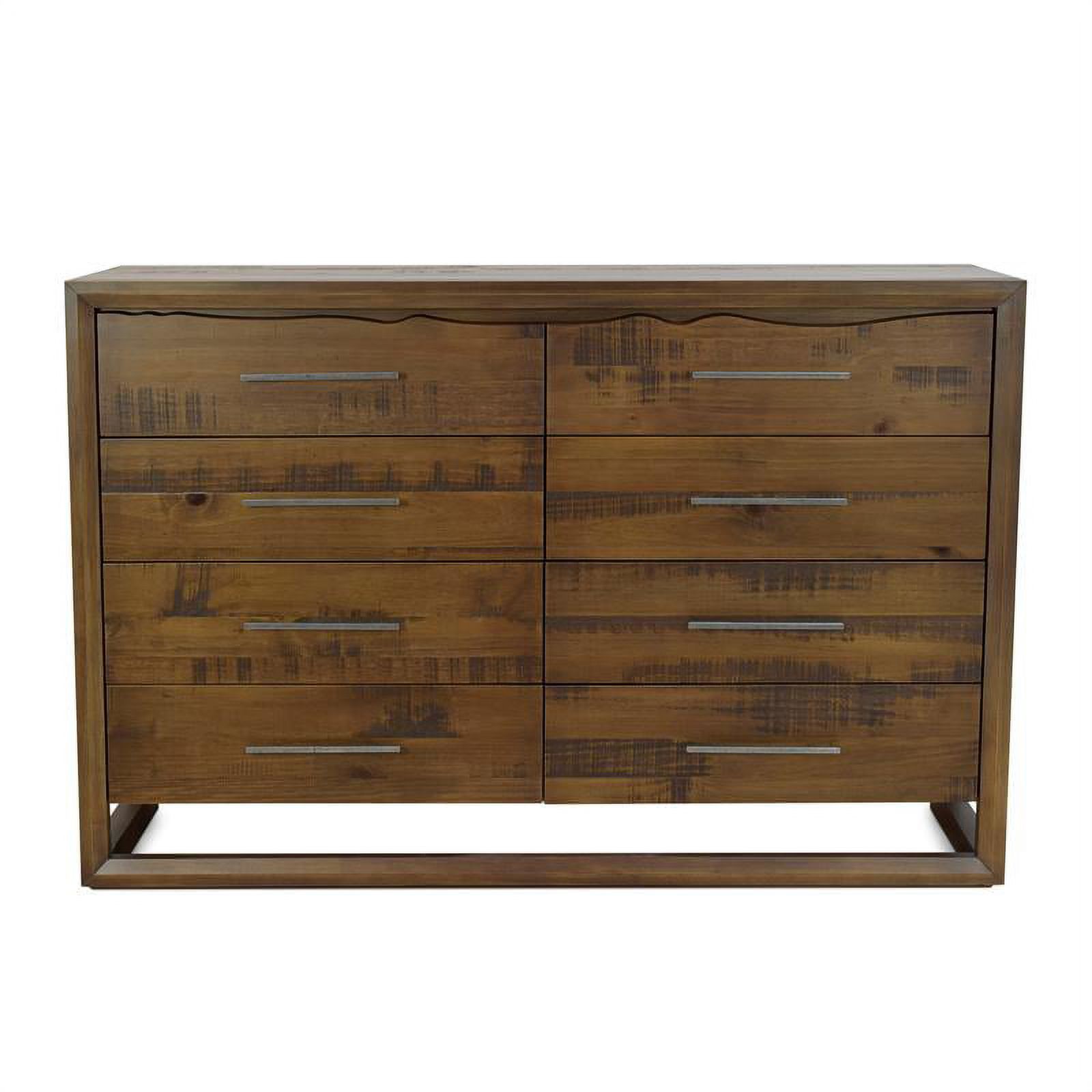 Bowery Hill Modern 8-drawer Wood Dresser in Mocha Brown Finish