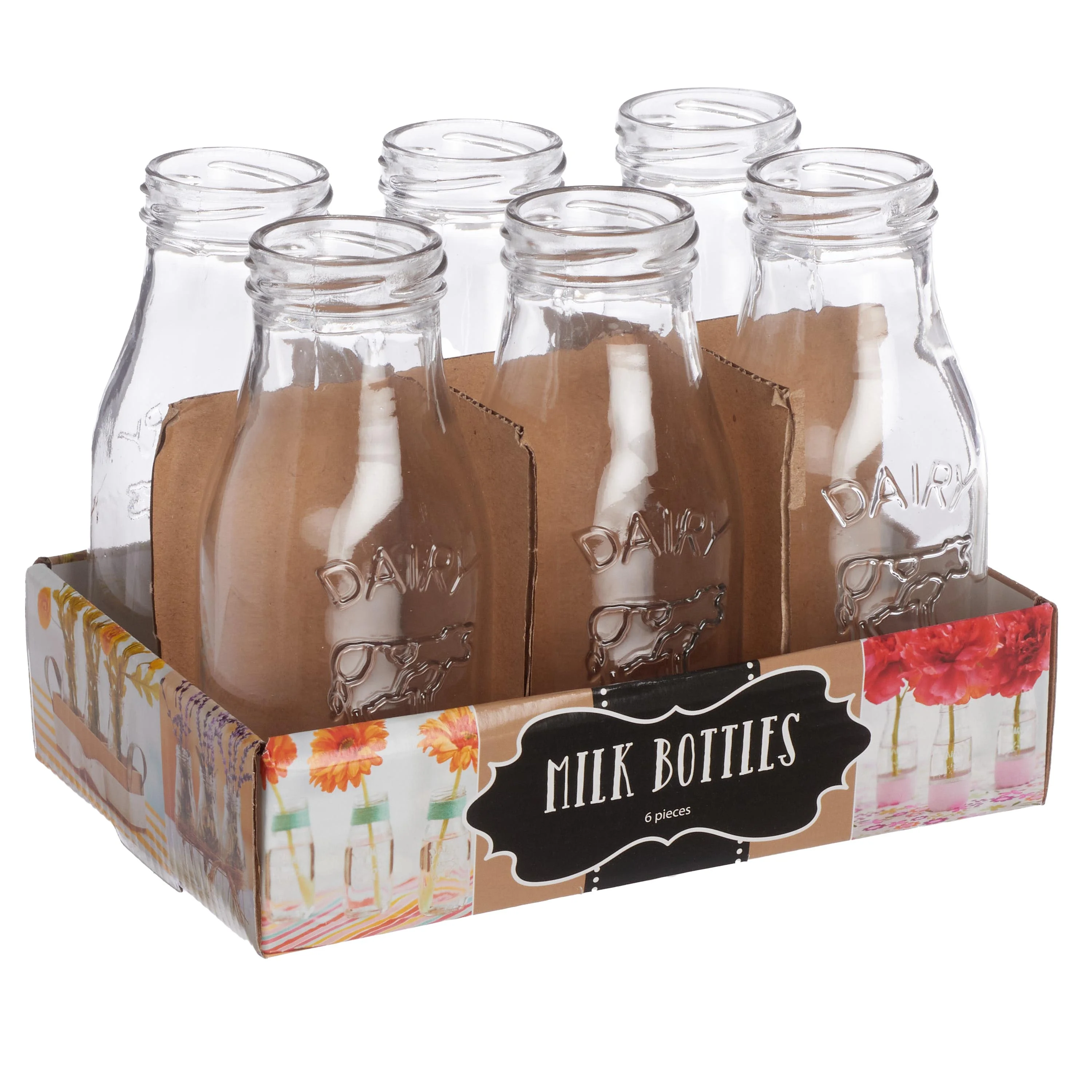 Leisure Arts Milk Glass Bottles 6.25