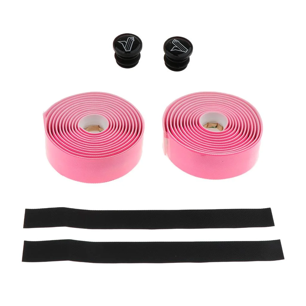 Professional Waterproof Non-slip s Handlebar Tapes - Road and Mountain Bike Handle Cycling Handle Wraps Pink