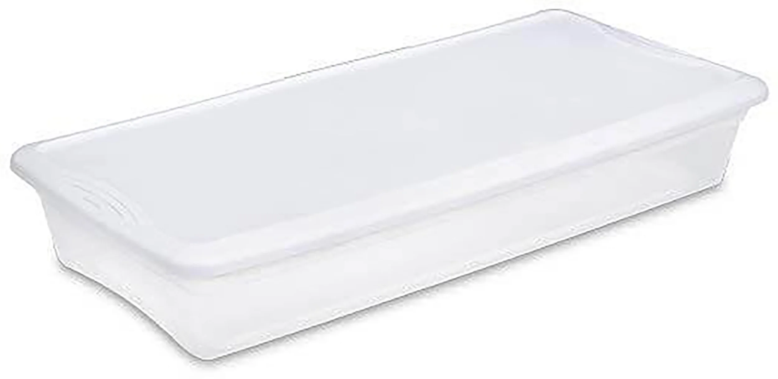 Sterilite 41 Quart Lightweight Under Bed Storage Box Container, 6 Pack