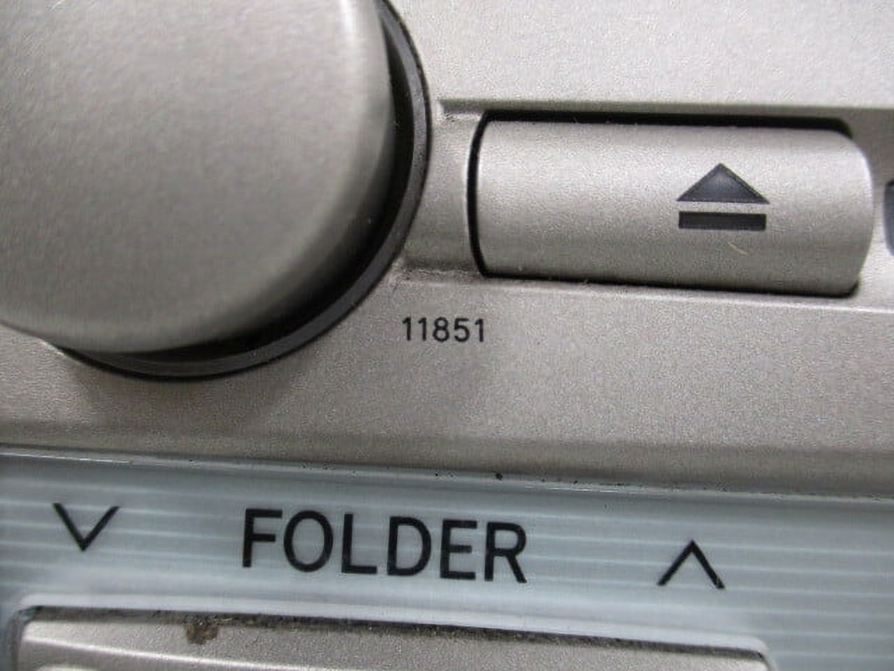 Pre-Owned 07 08 09 Toyota Camry MP3 CD Audio Radio Receiver w/ Face ID 11851 OEM LKQ (Good)