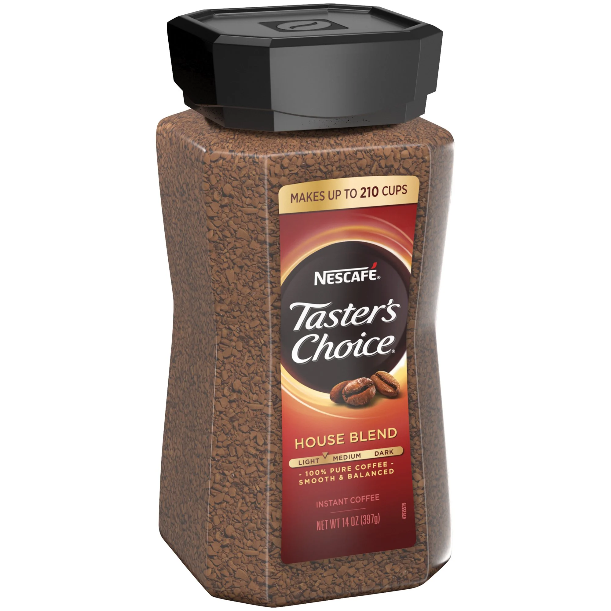 NESCAFE Taster'S Choice Decaf House Blend Instant Coffee - 14 oz