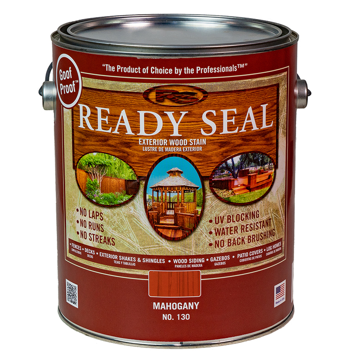 8-Pack of 1 gal Ready Seal 130 Mahogany Ready Seal Exterior Stain & Sealer For Wood