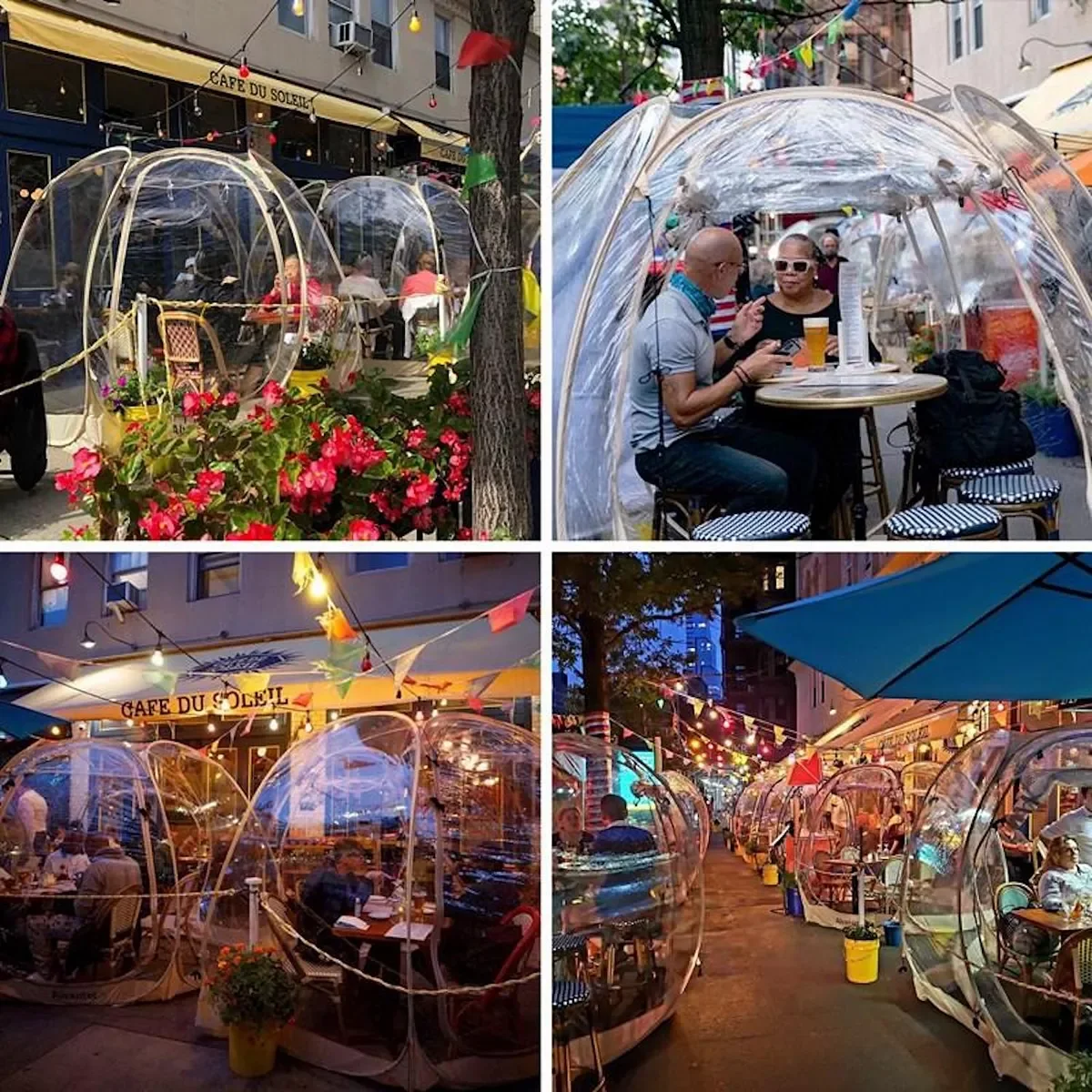 Bubble Tent Pop up Canopy Family Camping Gazebo 12x12 Beige