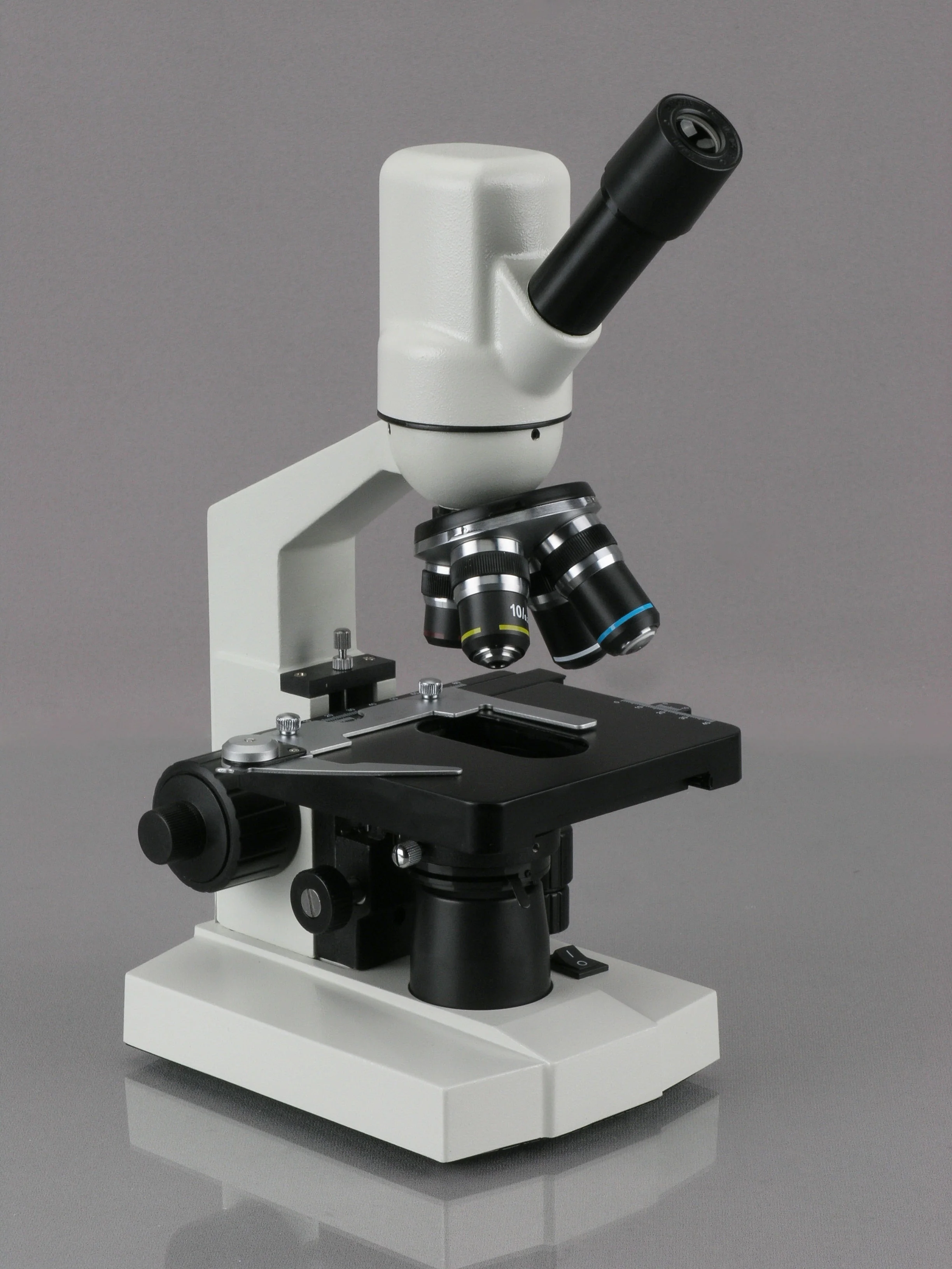 AmScope 40X-1000X Compound Microscope with 3D Mechanical Stage + Built In 3MP USB Camera New
