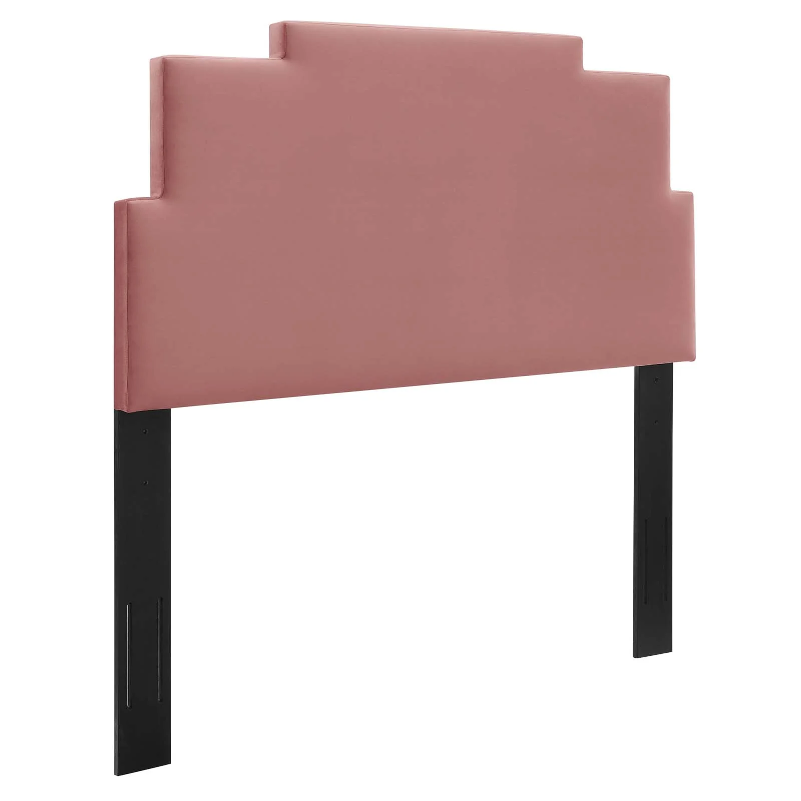 Modway Kasia Performance Velvet Twin Headboard in Dusty Rose