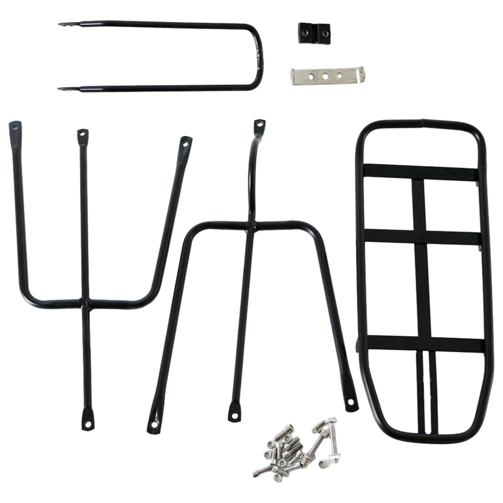 AMLESO Rear Cargo Rack Bike Rear Rack Pannier Rack Replacement Carrier Bracket Panniers Durable Carrier Rack