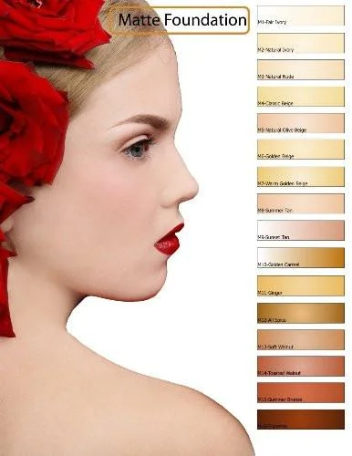 Large Bottle Airbrush Makeup Foundation Matte Finish M12 All Spice Water-based Makeup Lasting All Day 0.50 Oz Bottle By Glam Air