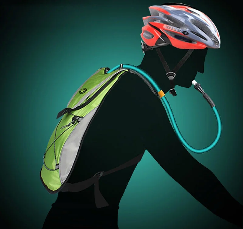 Water Bladder Bag Backpack Hydration Pack Hiking Camping 2L BK