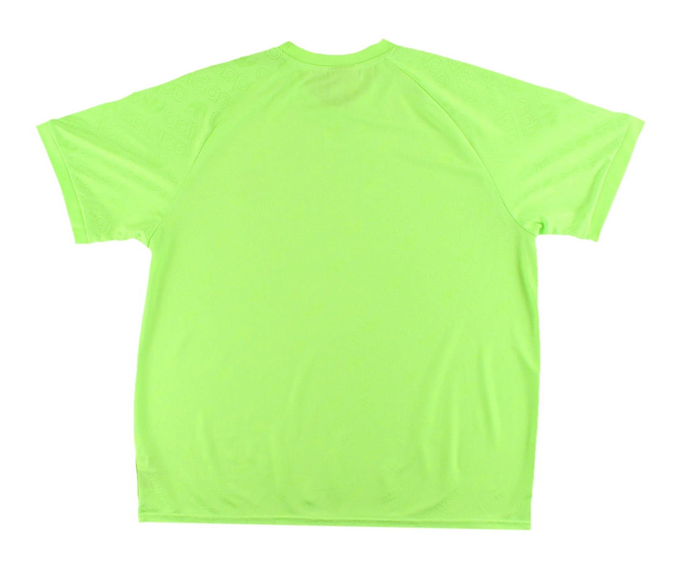 Adidas Originals Trefoil Allover Print Mens Active Shirts & Tees Size Xl, Color: Signal Green