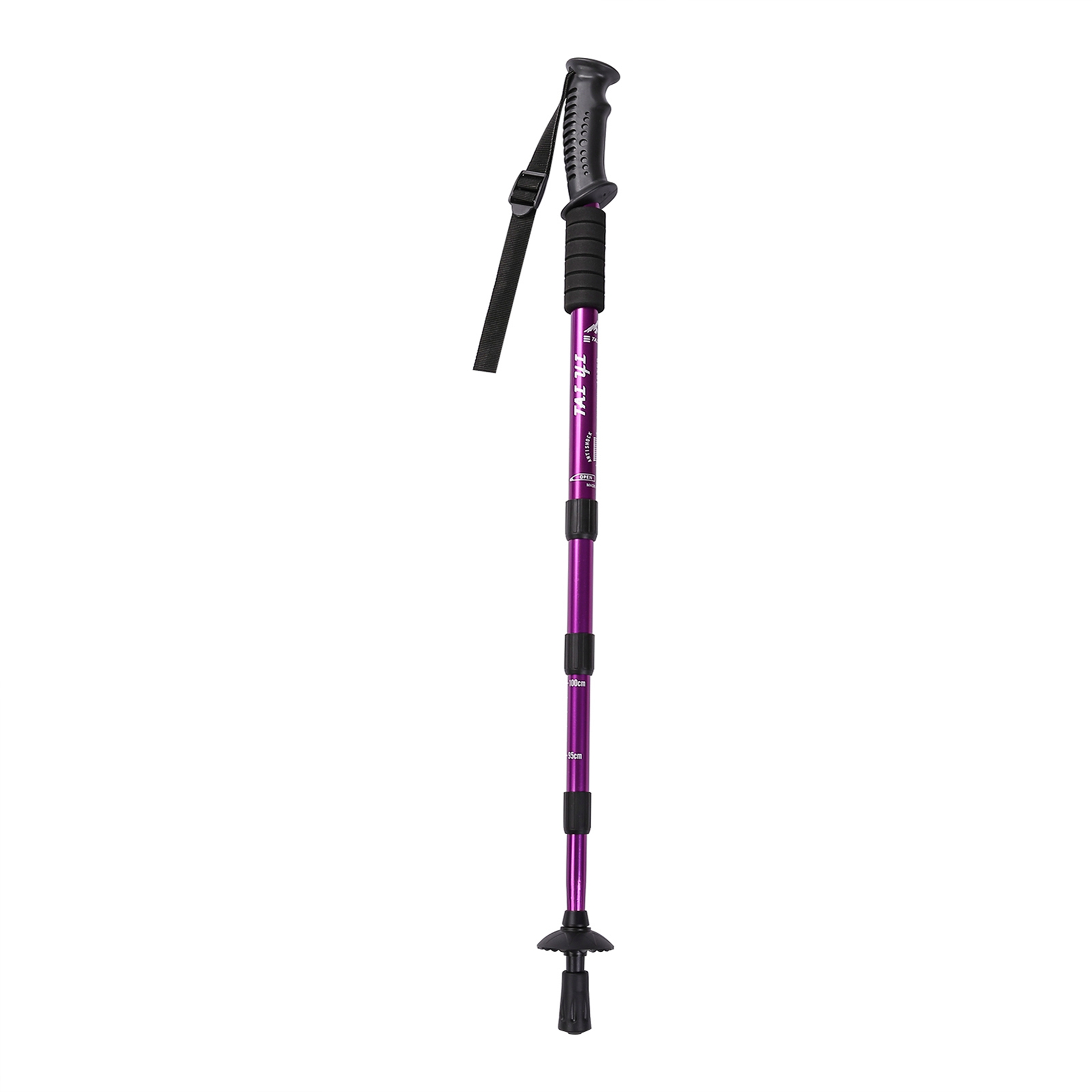 Aton D. Trekking Pole, Adjustable Length Aluminum Alloy High-strength Wood Hiking Accessory for Women / Men