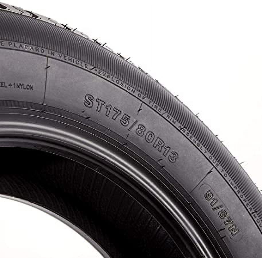 Set of 4 175/80R13 Albott Trailer Tire ST 175 80R13 6PR Radial Trailer Tires 175 80 13 Tire Load Range C 91N