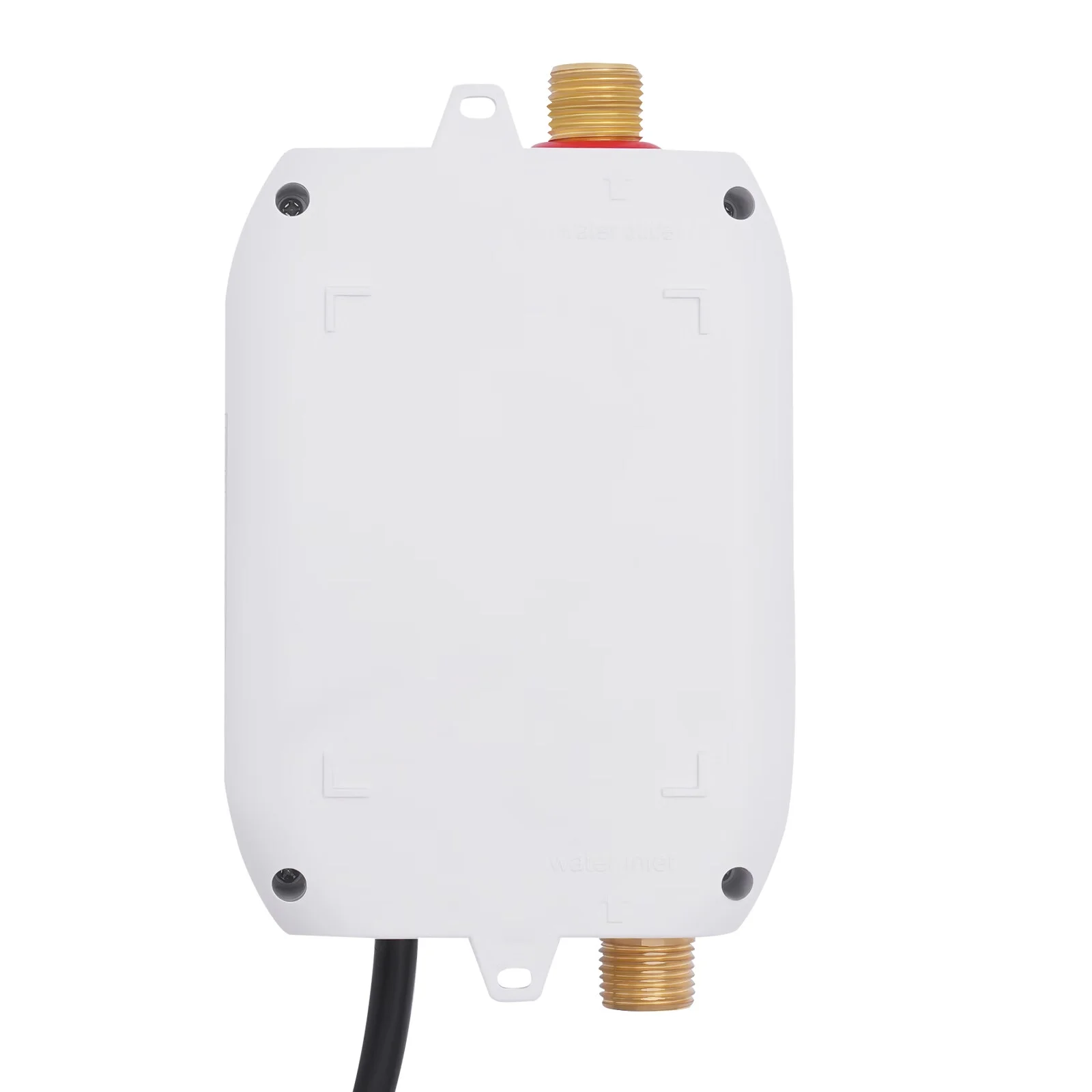 Aiqidi Instant Electric Hot Water Heater 110V 3000W Wall-mounted Under Sink Tankless Mini Boiler IPX4 Waterproof 20-50℃, White