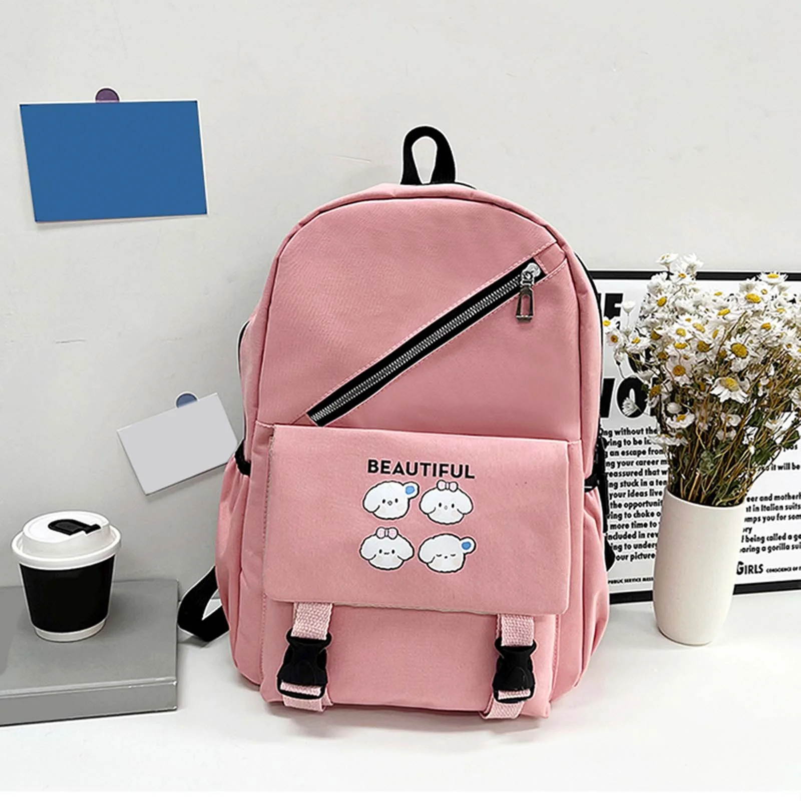 Laptop Backpack for Women Bag Backbag Male And Female High Capacity Students Backpack Rucksack Leisure Campus Bag Youth Fashion Cartoon School Bag