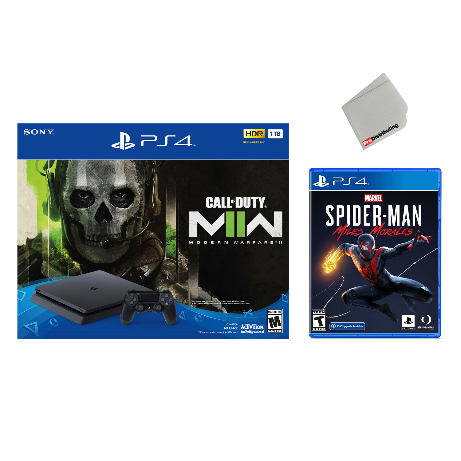 Sony PlayStation 4 Call of Duty Modern Warfare II Bundle with Marvel's Spider-Man: Miles Morales