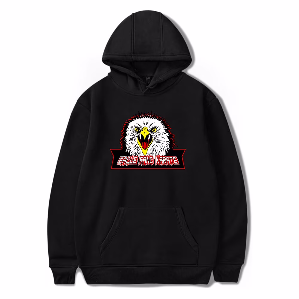 Eagle Fang Karate Cobra Kai Merch Hoodies Man/Woman Hip Hop Hoodies Fans Sweatshirts Printed Casual Clothes