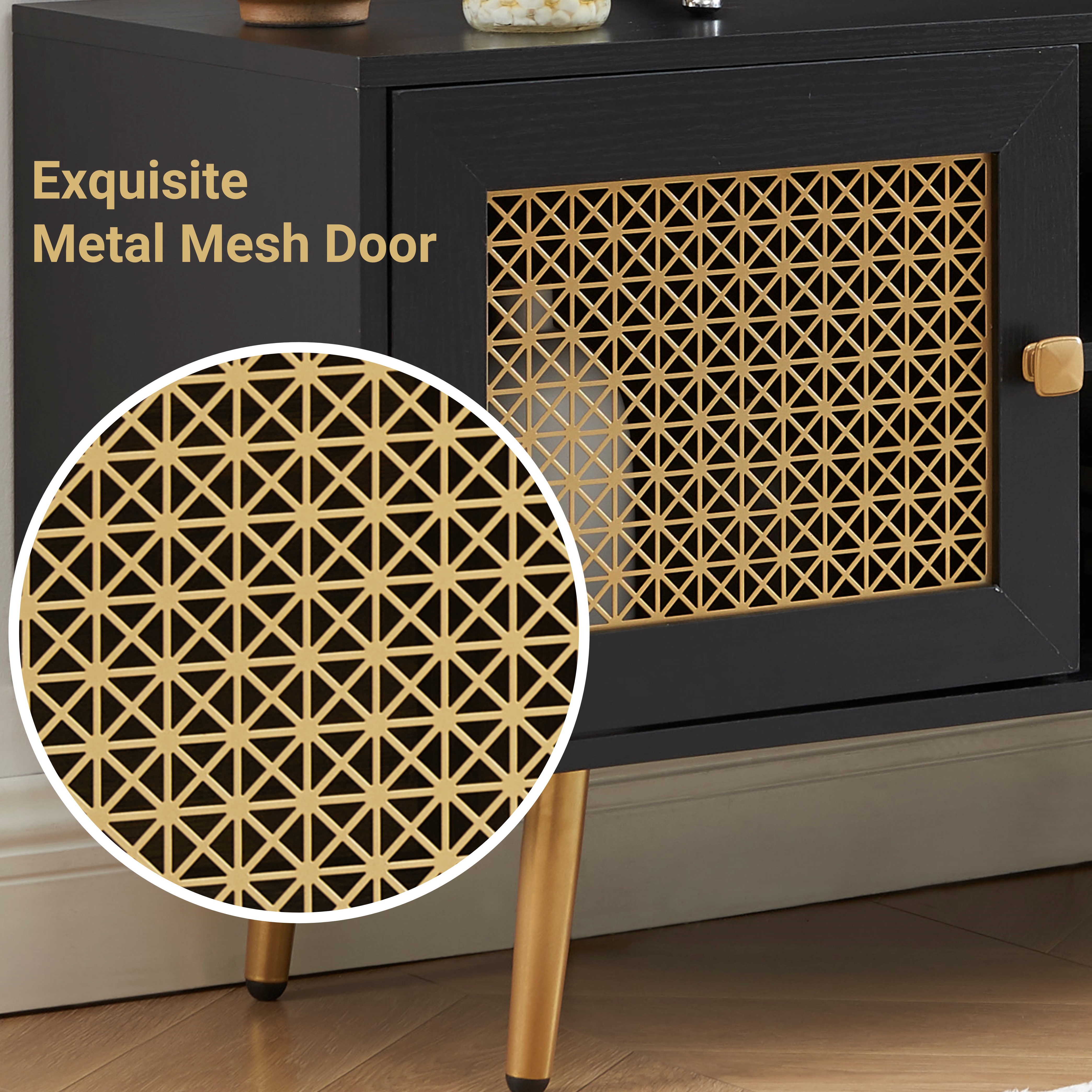 Mid Century Modern TV Stand for TVs up to 65