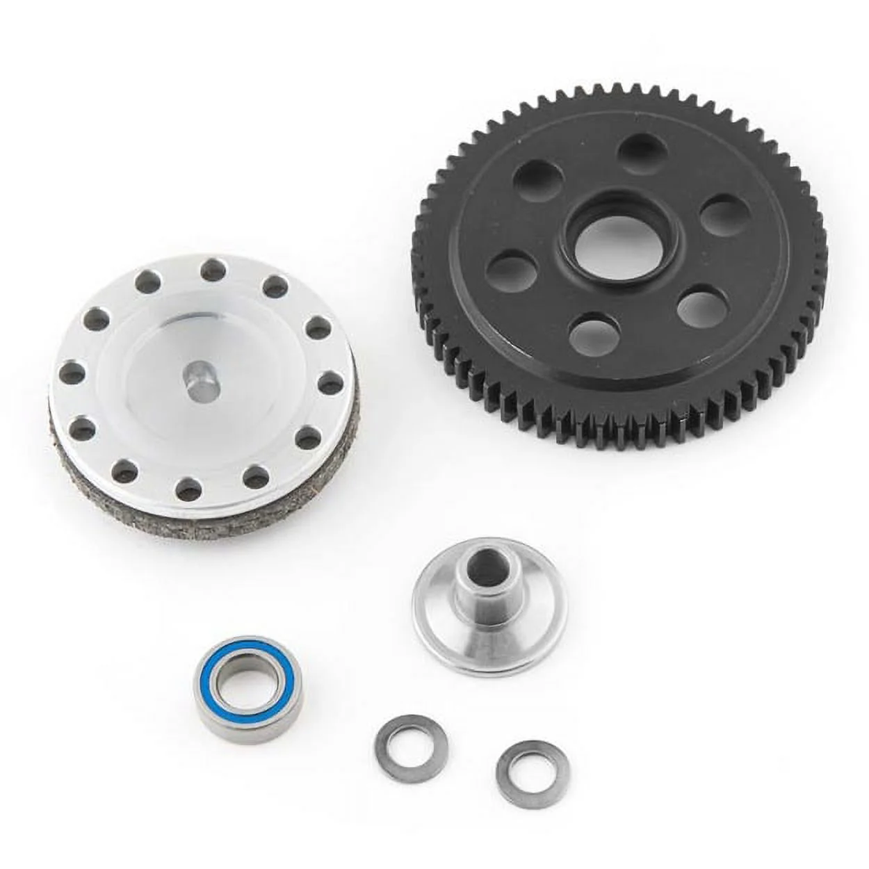 Robinson Racing Products RRP1564 Gen3 Slipper Unit 64t Spur with Ridged Hub, Hard Black