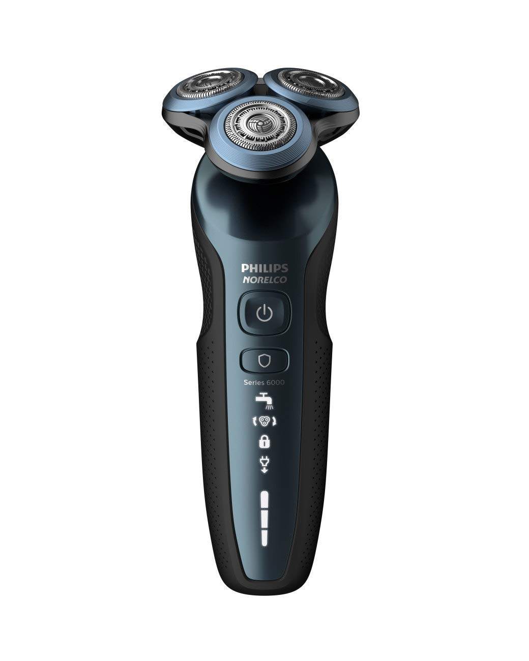 Norelco Series 6000 CORDLESS Mens Shaver with MultiFlex Heads and All NEW Skin Guard Mode and Click-on Precision Beard Styler Trimmer and Charging Base