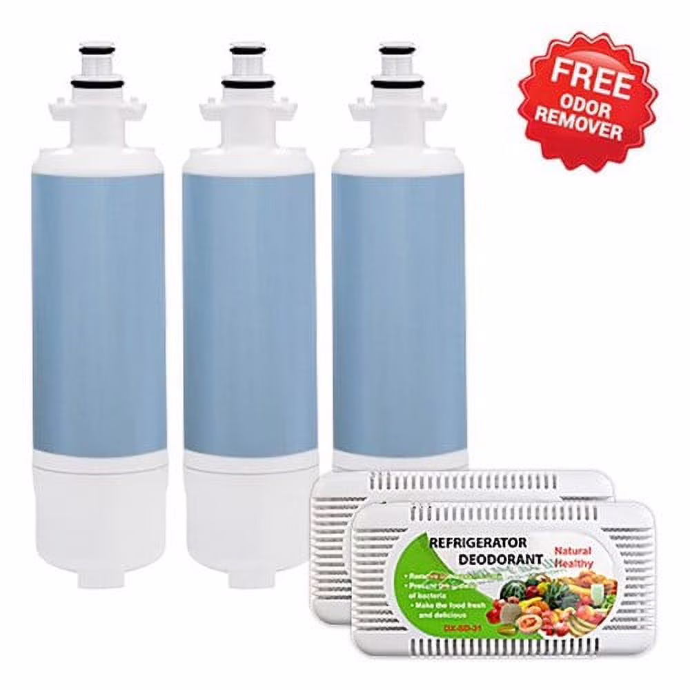 Replacement Water Filter for LG LFXS30726S / LFXS30766S / LFXS32726S / LFXS32766S (3 Pack)