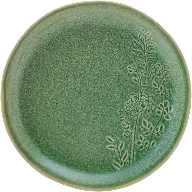 Pfaltzgraff Carrie 12 Piece Stoneware Dinnerware Set Green