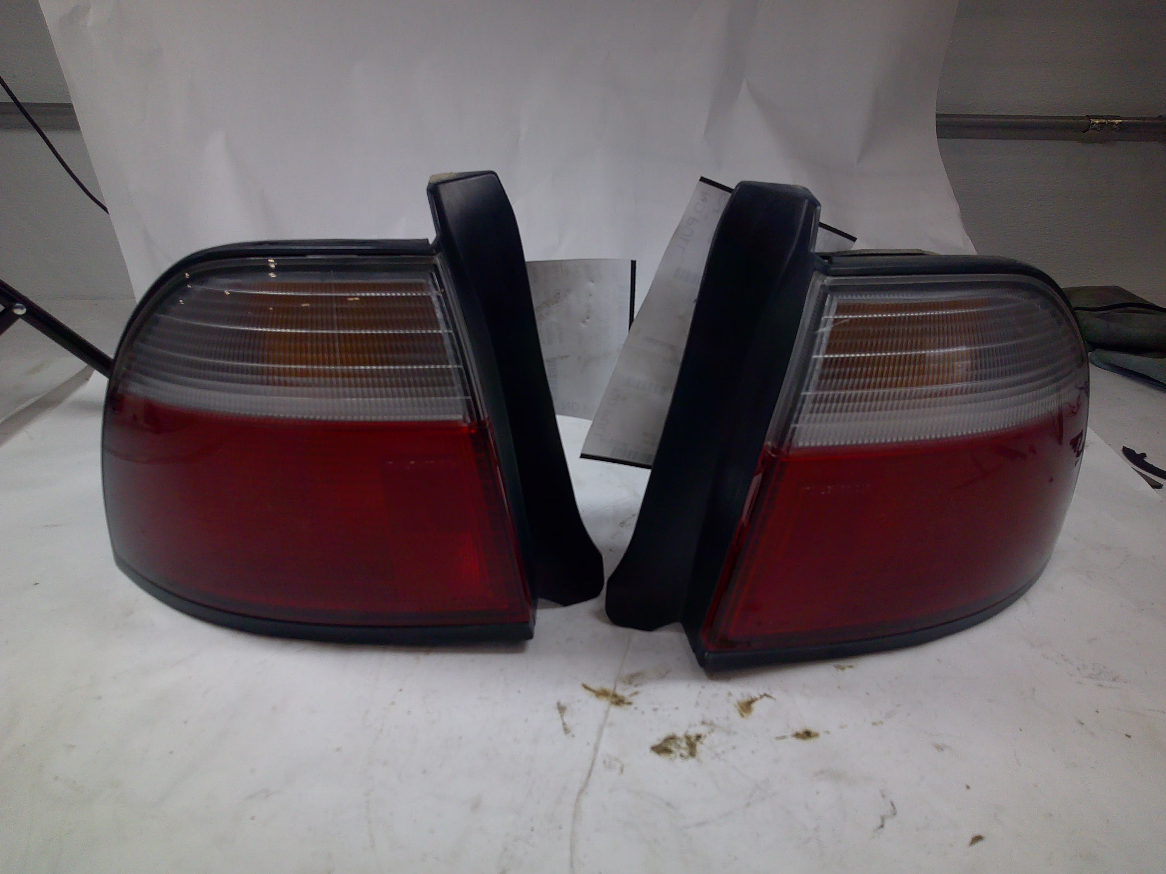 Pre-Owned 1996 96 1997 97 Honda Accord LH And RH Tail Lamp Pair OEM LKQ (Good)