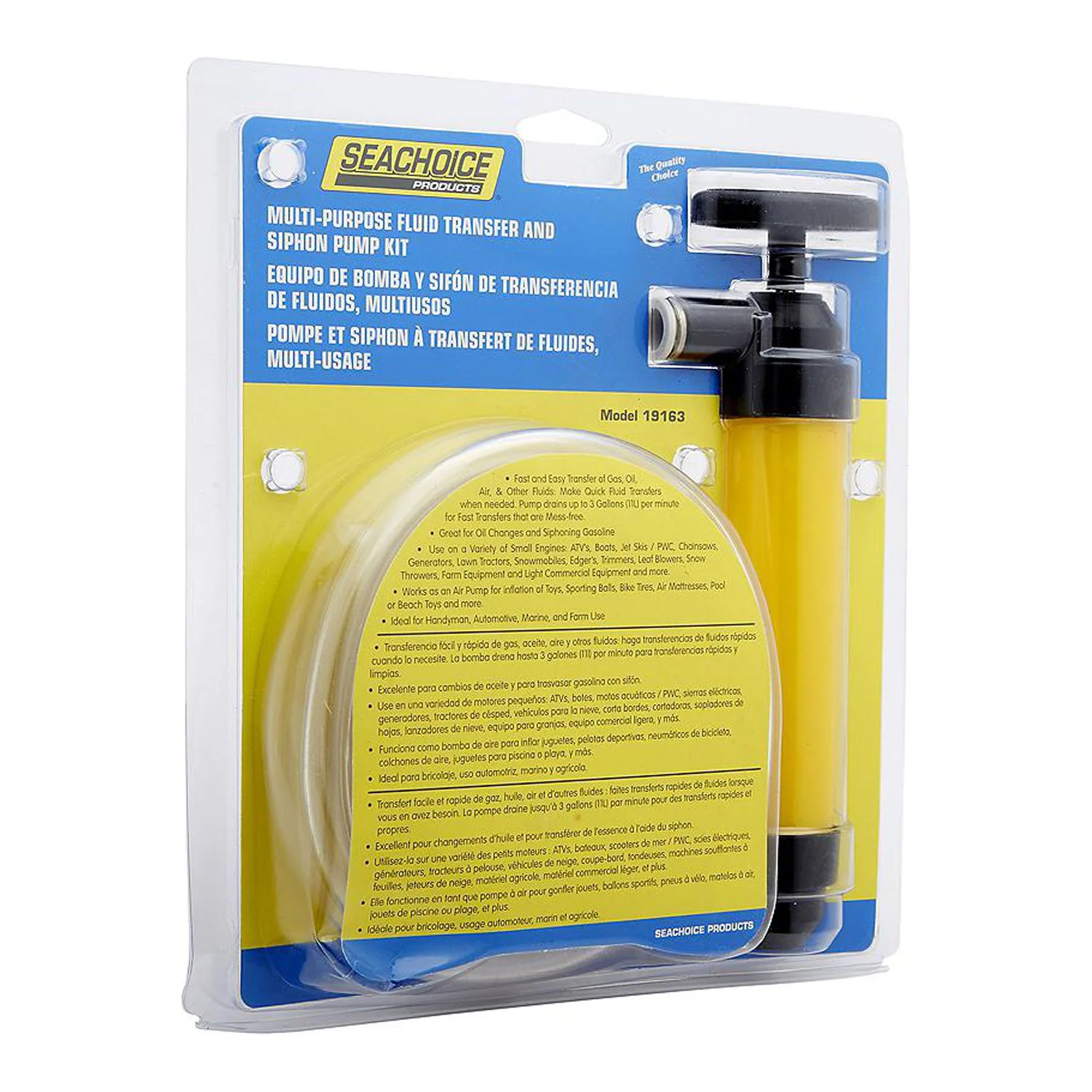 Seachoice 19163 Multi-purpose Fluid Transfer and Siphon Pump Kit