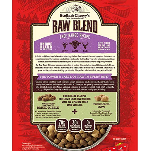 STELLA AND CHEWY RAW Blend Free Range 22# Bag
