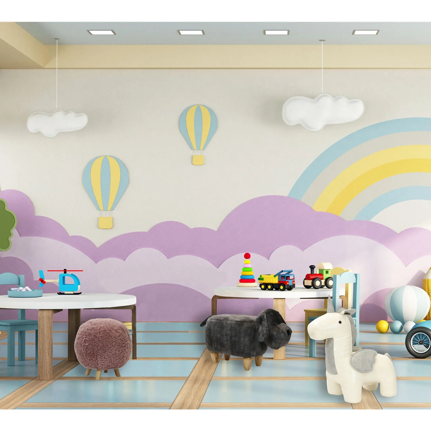 Critter Sitters 14-In. Seat Height Polyester Blend Dark Gray Dog Animal Shape Ottoman