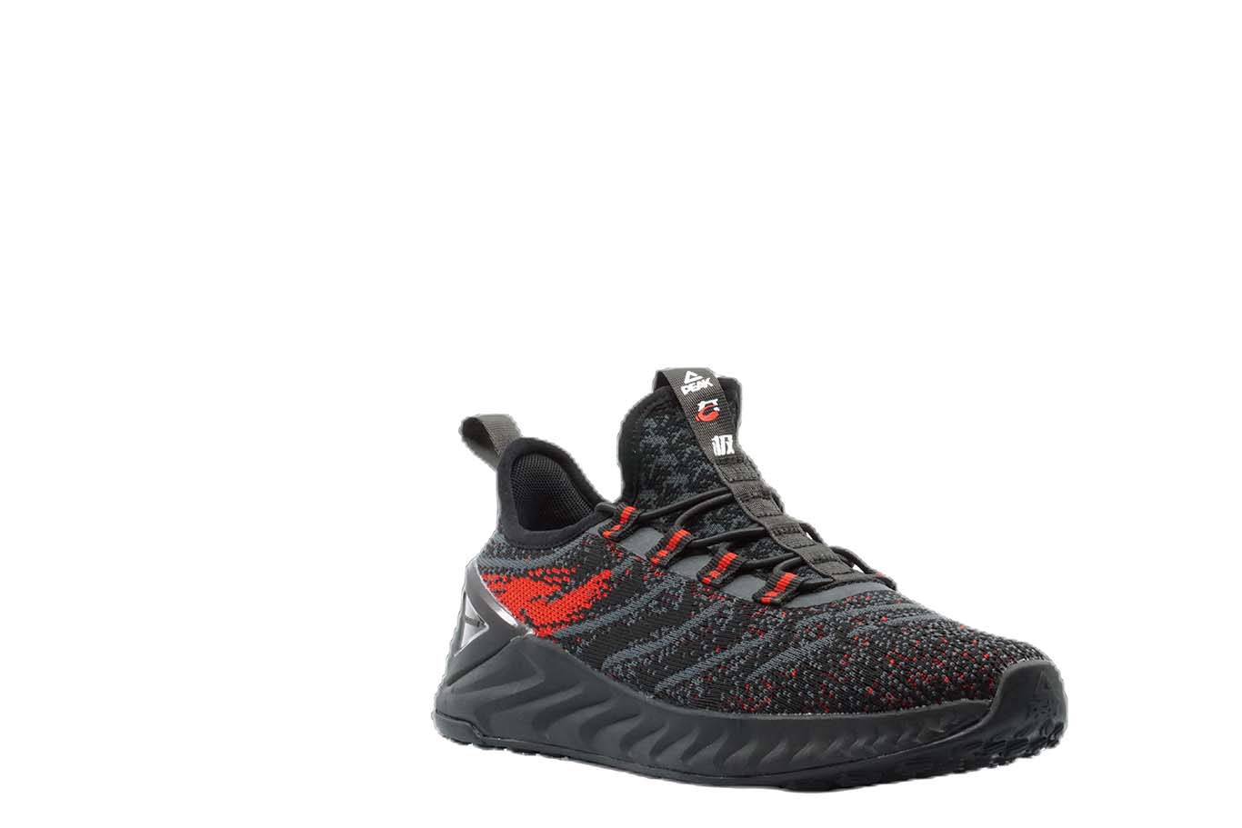 [EK9450] Kids Youth Peak Taichi 1.0 Plus Black Melange Running Shoes - 5.5 - (Youth)