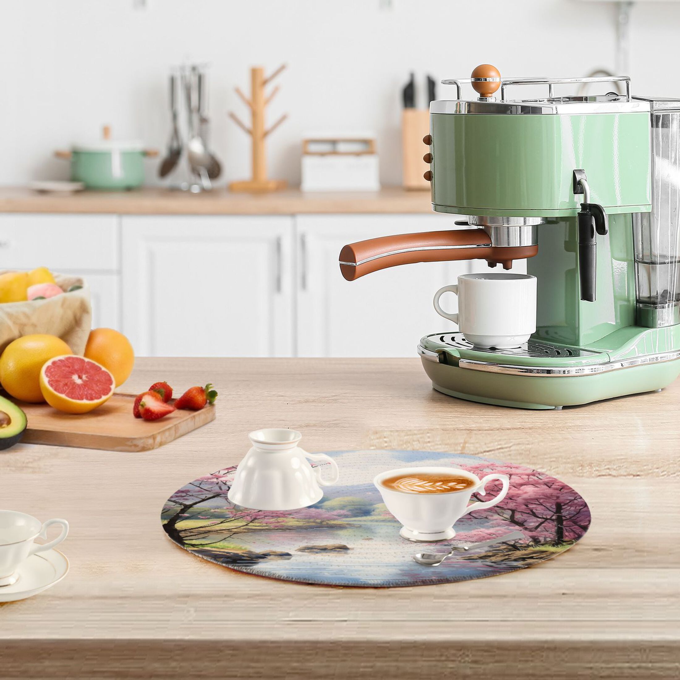 Abstract Flowers and Trees 3 PCs Pot Holders Trivets Kitchen 15