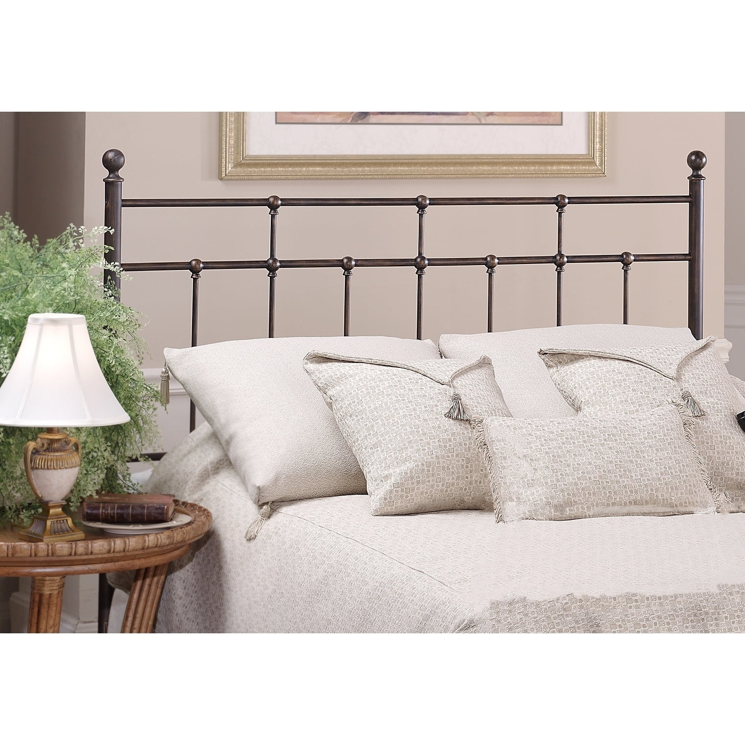 Hillsdale Furniture Providence Antique Bronze Metal Queen Bed