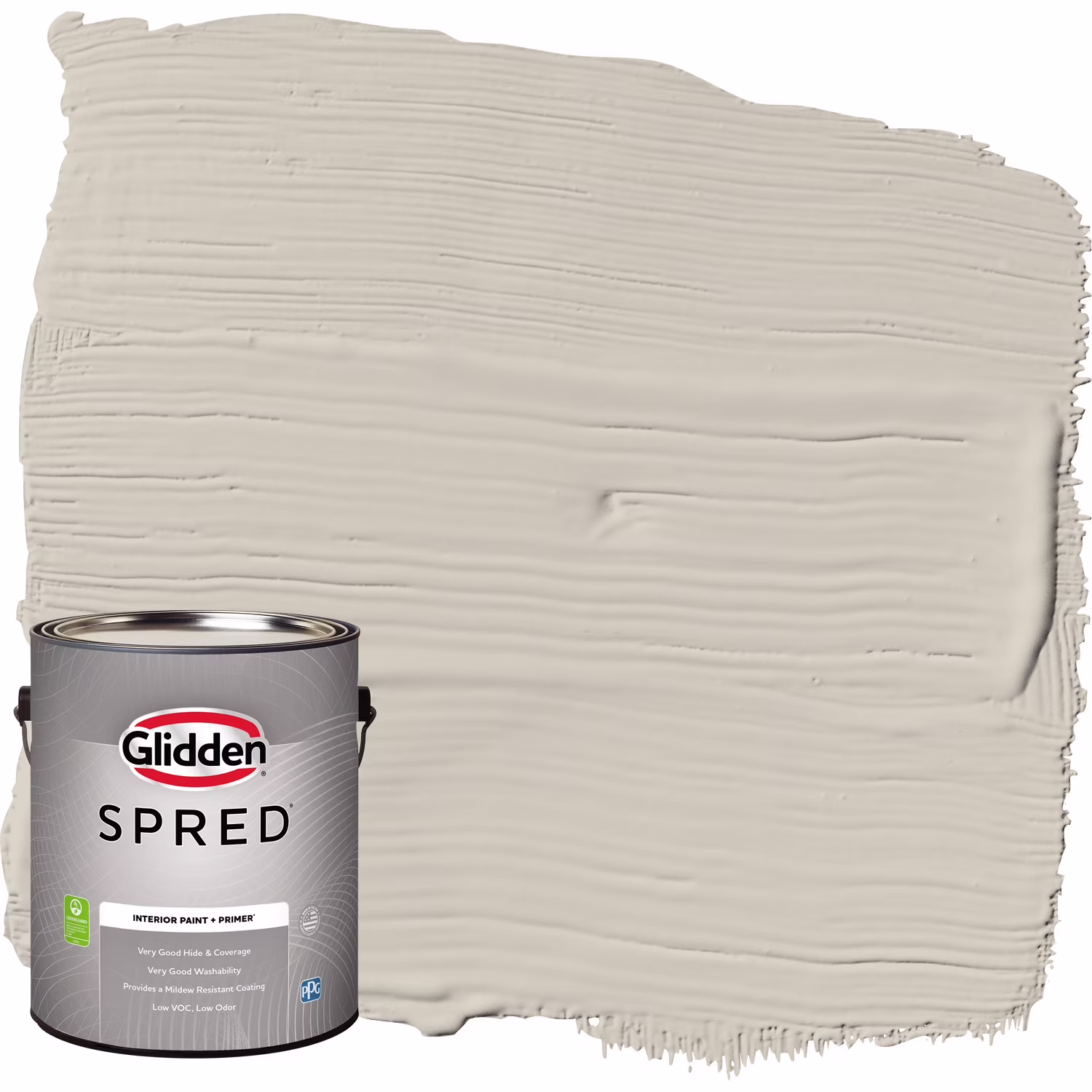 Glidden Spred Grab-N-Go Interior Wall Paint Storm's Coming / Grey, Flat, 1 Gallon