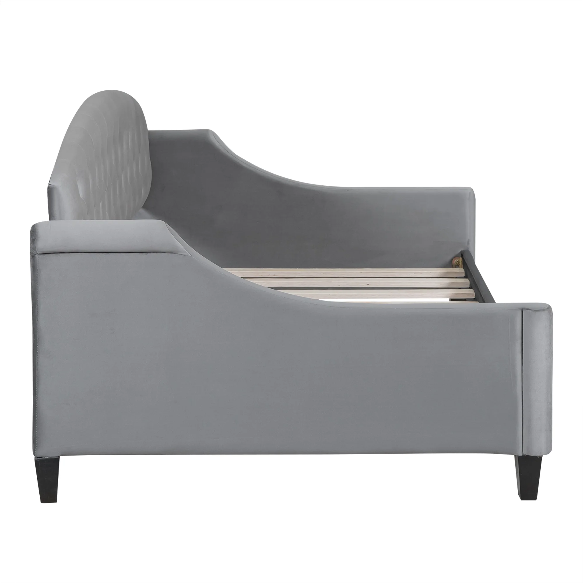 CoSoTower Modern Luxury Tufted Button Daybed,Twin,Gray