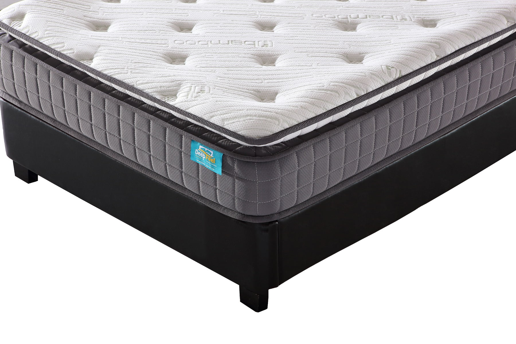 ViscoLogic Opal Deep Feel Pillow Top Memory Foam Mattress (Twin)