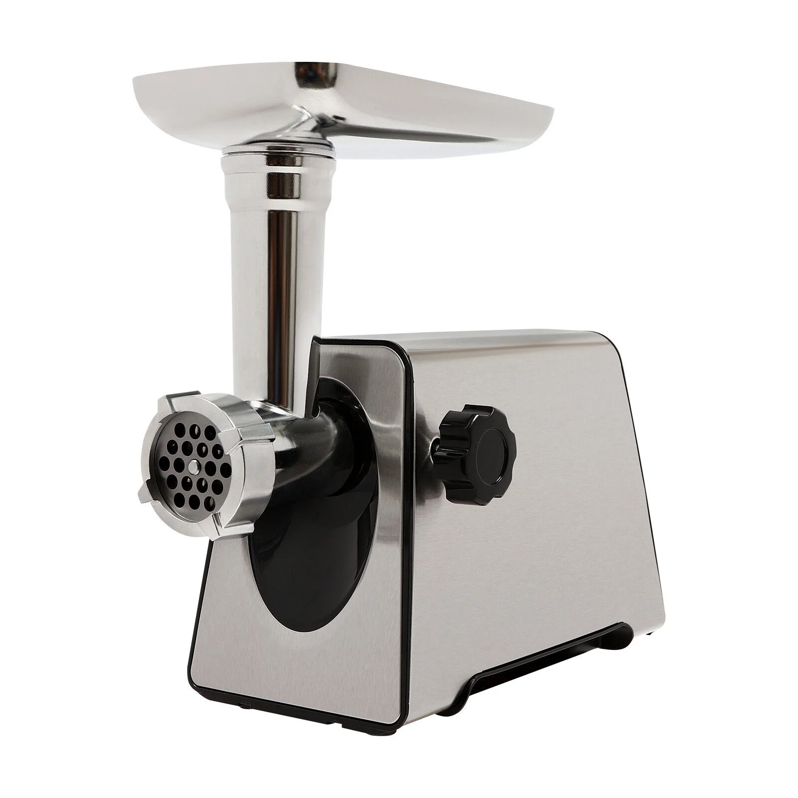 2.8KW Commercial Electric Meat Grinder Kitchen Sausage Maker Filler Stuffer Home Silver